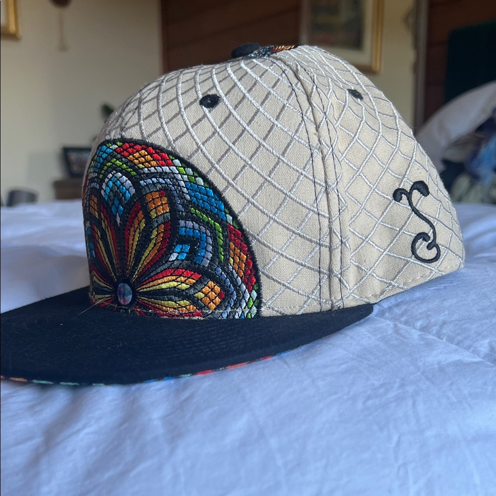 Colorful Geometric Grassroots California Hat - Picture 2 of 8